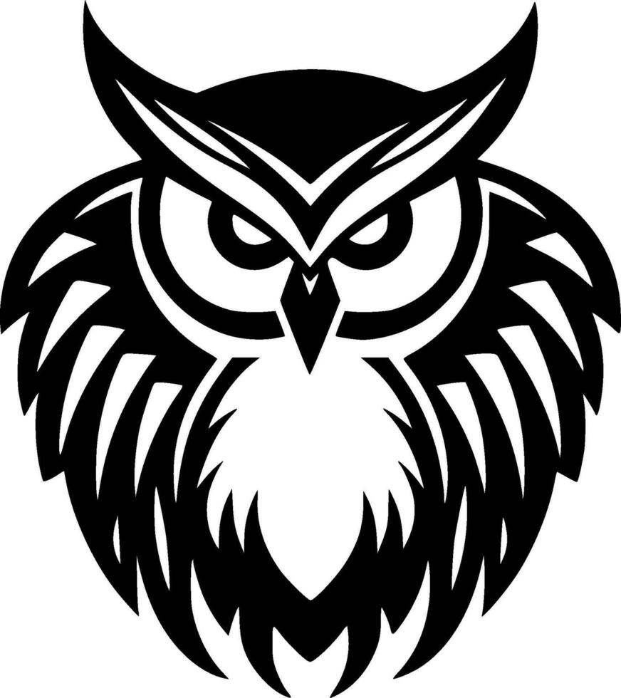 Owl - High Quality Vector Logo - Vector illustration ideal for T-shirt graphic