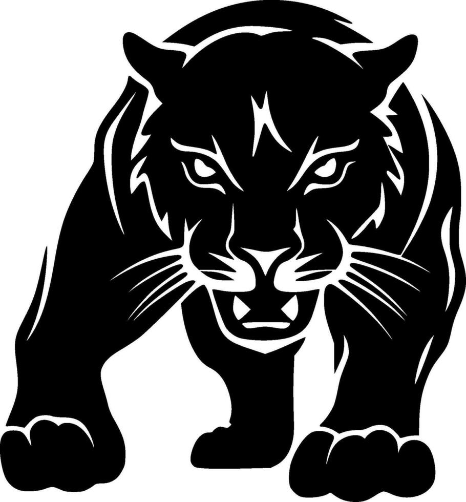 Panther - Minimalist and Flat Logo - Vector illustration