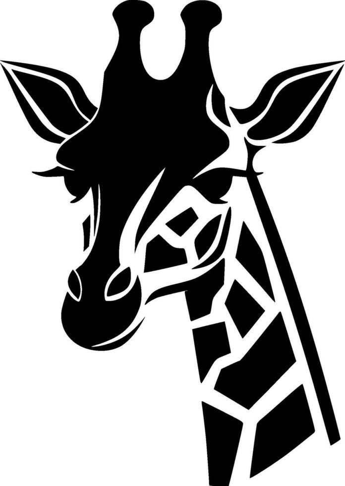 Giraffe - High Quality Vector Logo - Vector illustration ideal for T-shirt graphic