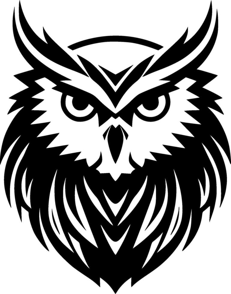 Owl - High Quality Vector Logo - Vector illustration ideal for T-shirt graphic