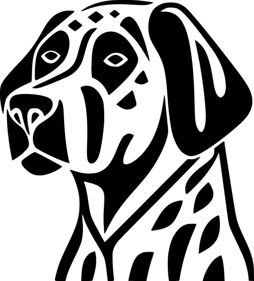 Dalmatian - Minimalist and Flat Logo - Vector illustration