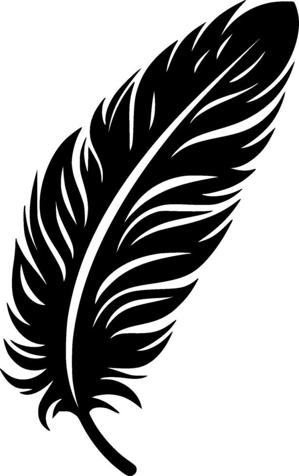 Feather - High Quality Vector Logo - Vector illustration ideal for T-shirt graphic