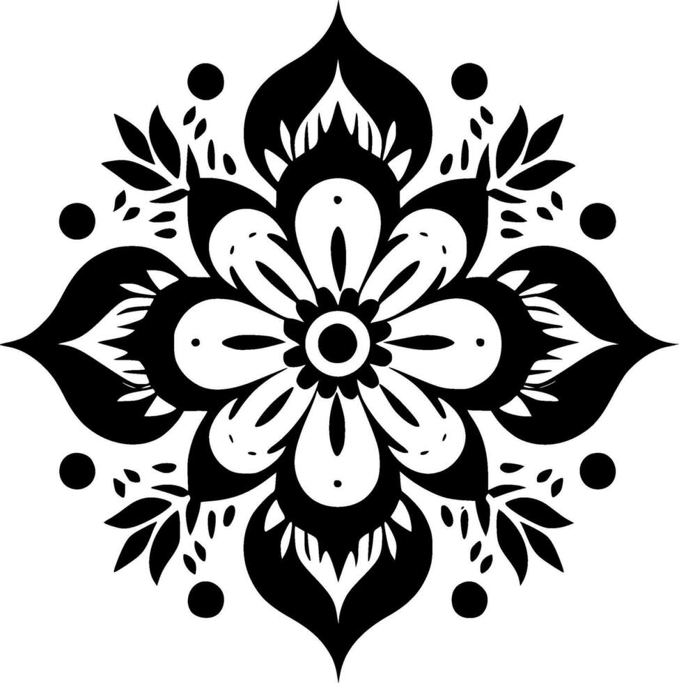 Mandala - High Quality Vector Logo - Vector illustration ideal for T-shirt graphic
