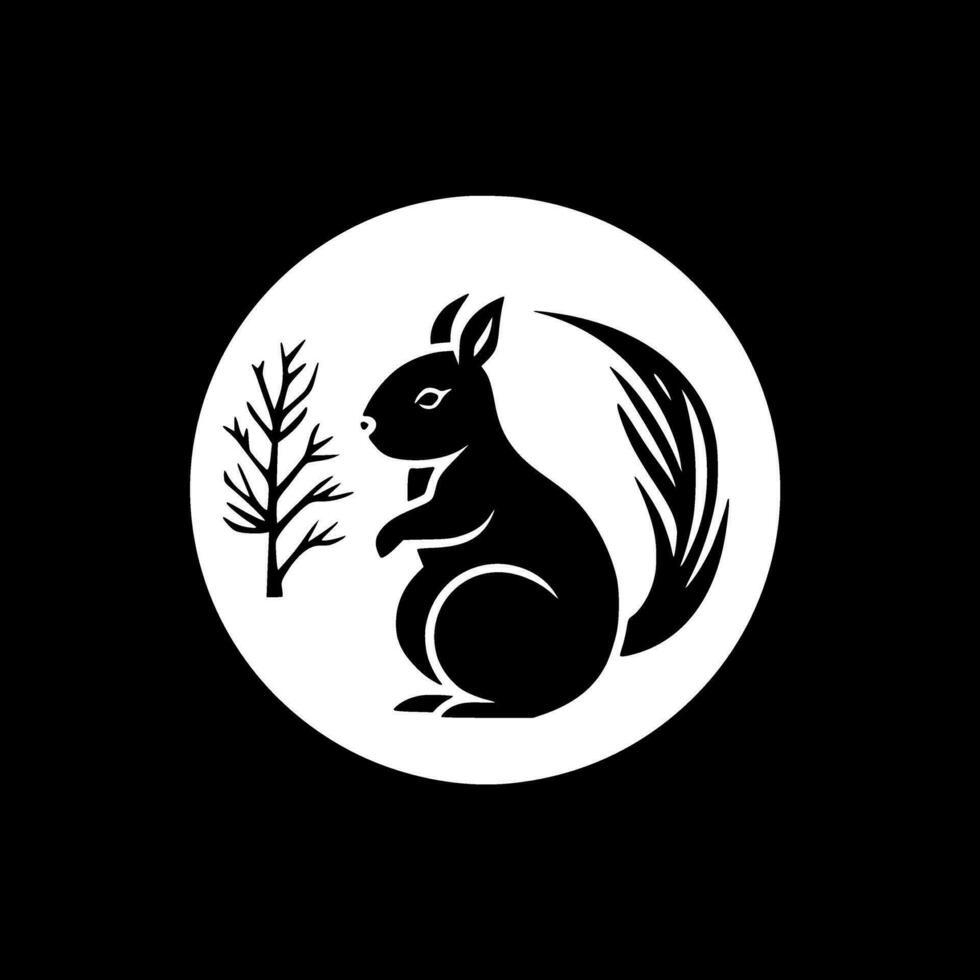 Squirrel - High Quality Vector Logo - Vector illustration ideal for T-shirt graphic