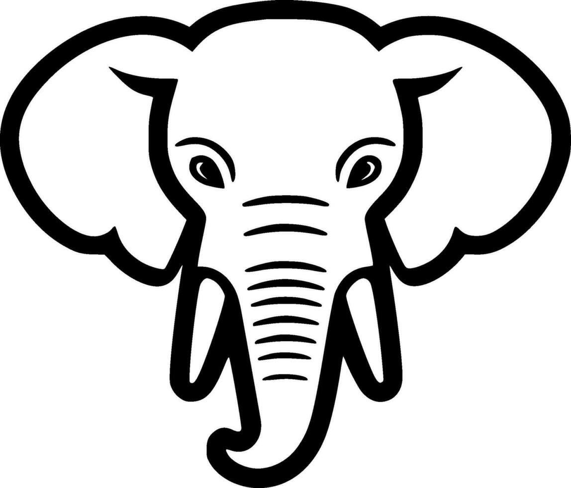 Elephant - High Quality Vector Logo - Vector illustration ideal for T-shirt graphic