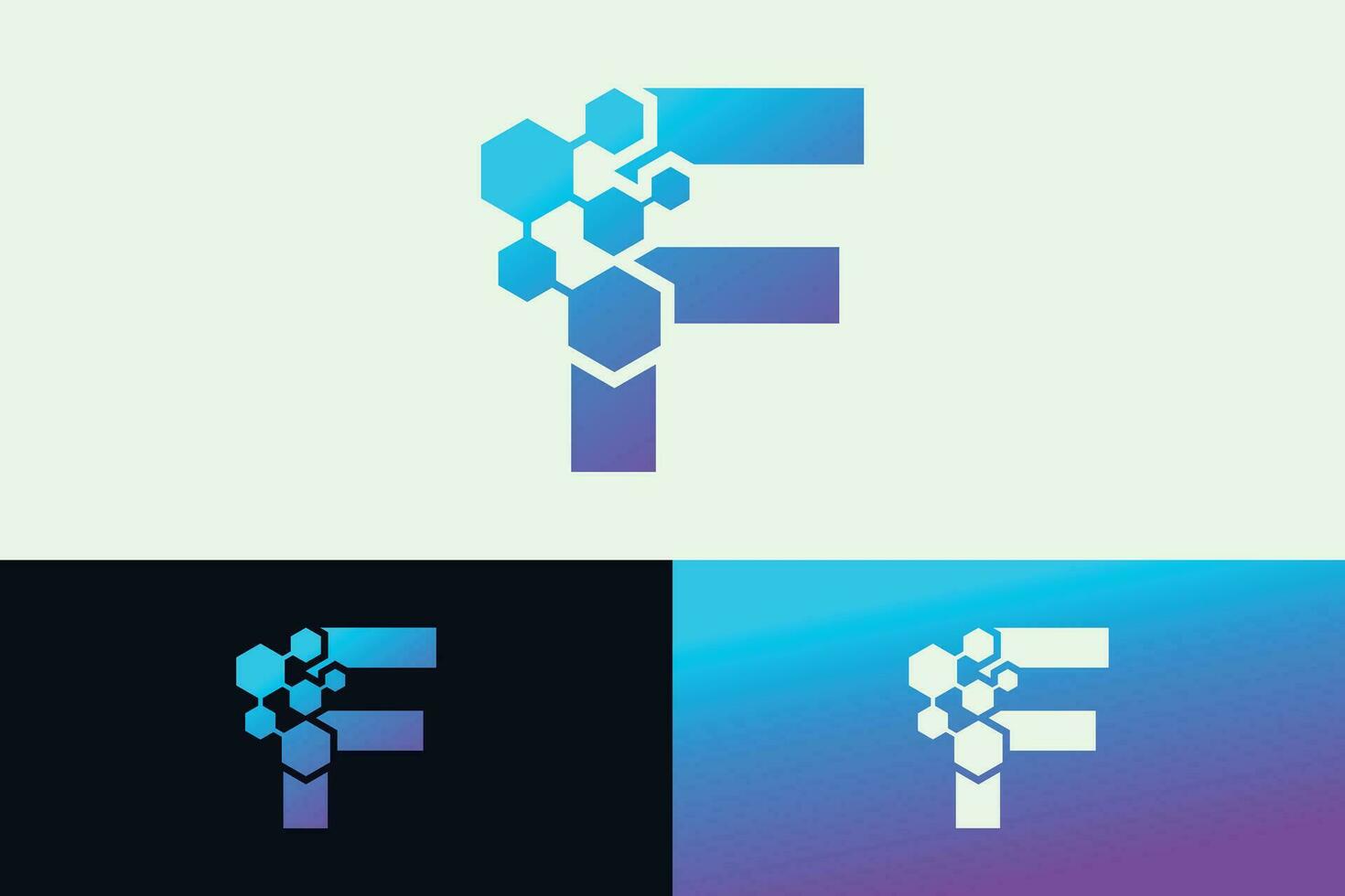 letter technologi logo design with modern concept vector