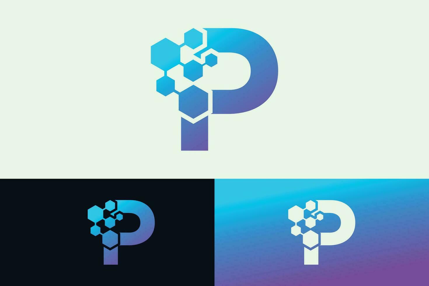 letter technologi logo design with modern concept vector