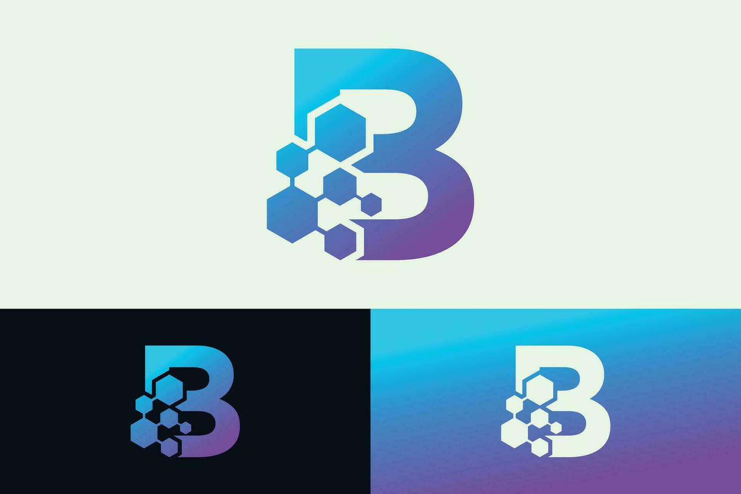 letter technologi logo design with modern concept vector