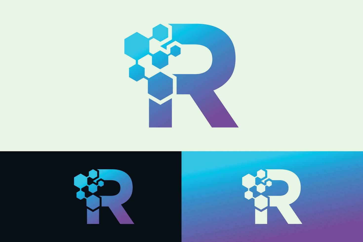 letter technologi logo design with modern concept vector