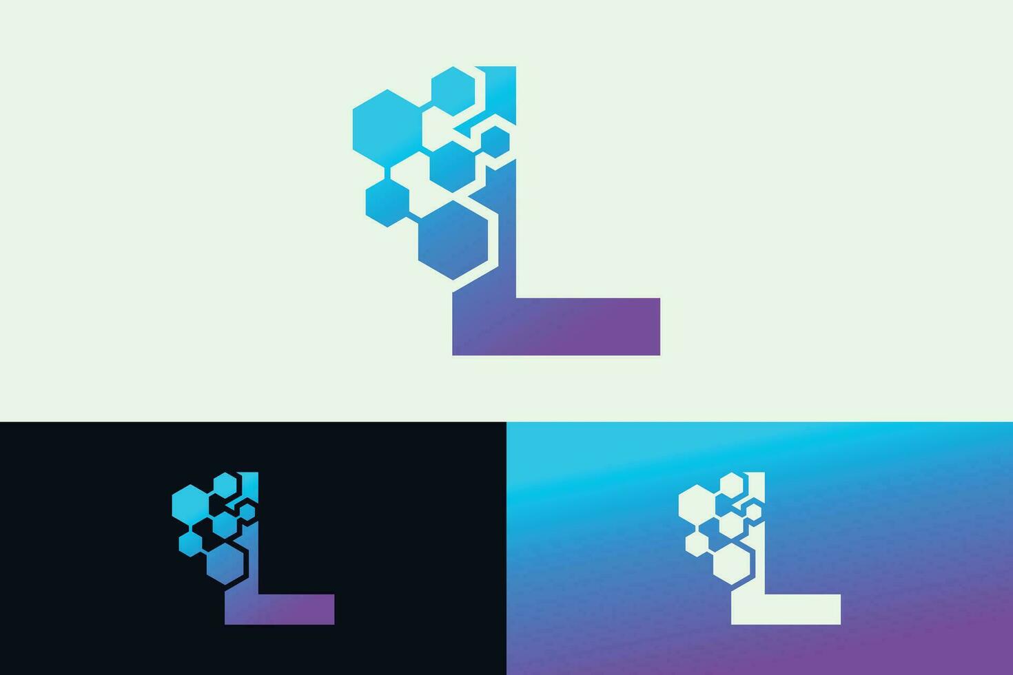 letter technologi logo design with modern concept vector