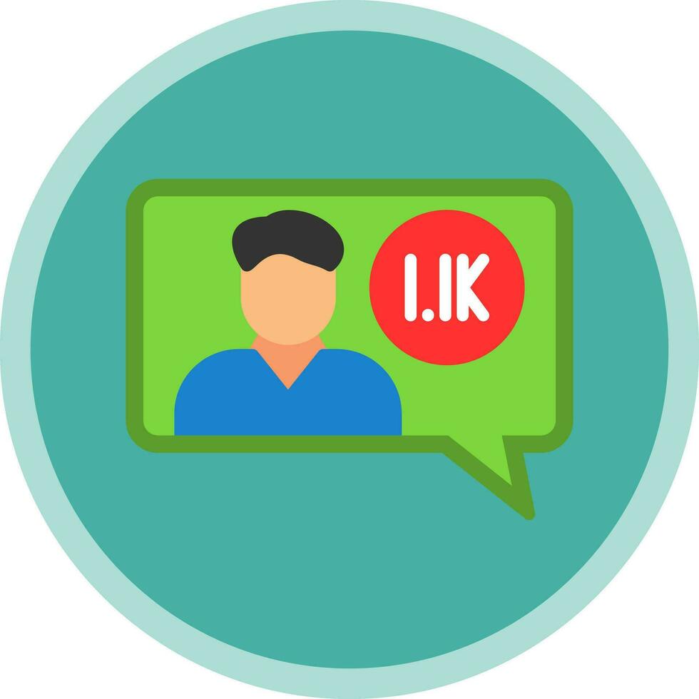 Follower Vector Icon Design