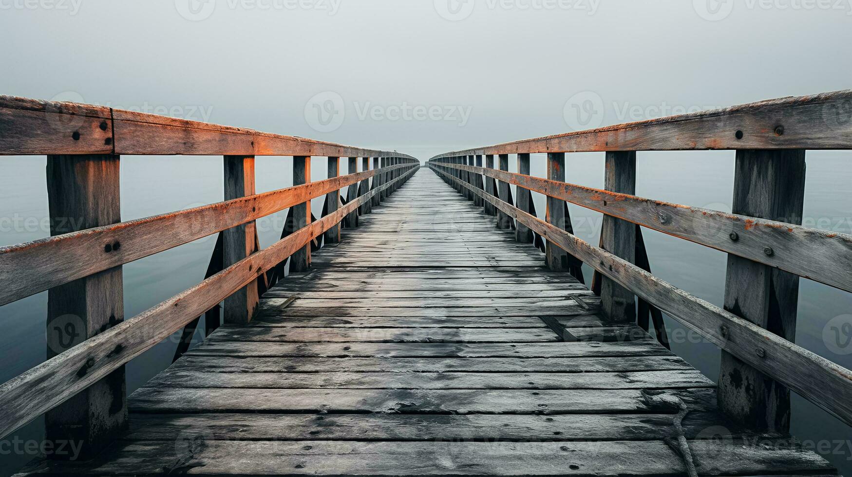 Minimalist perspective exploring unique textures in weather beaten drawbridges photo