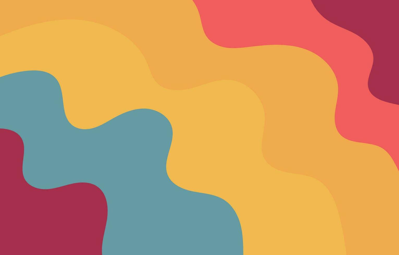 Colorful Abstract Groovy background design vector