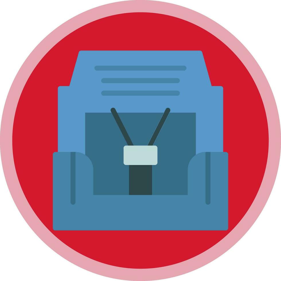 Car seat Vector Icon Design