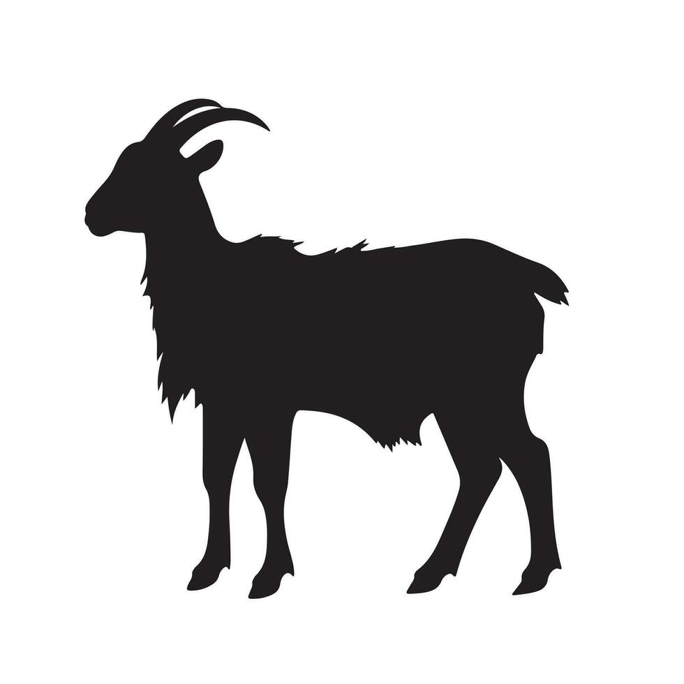 goat silhouette Vector