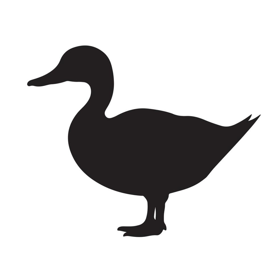 duck silhouette Vector