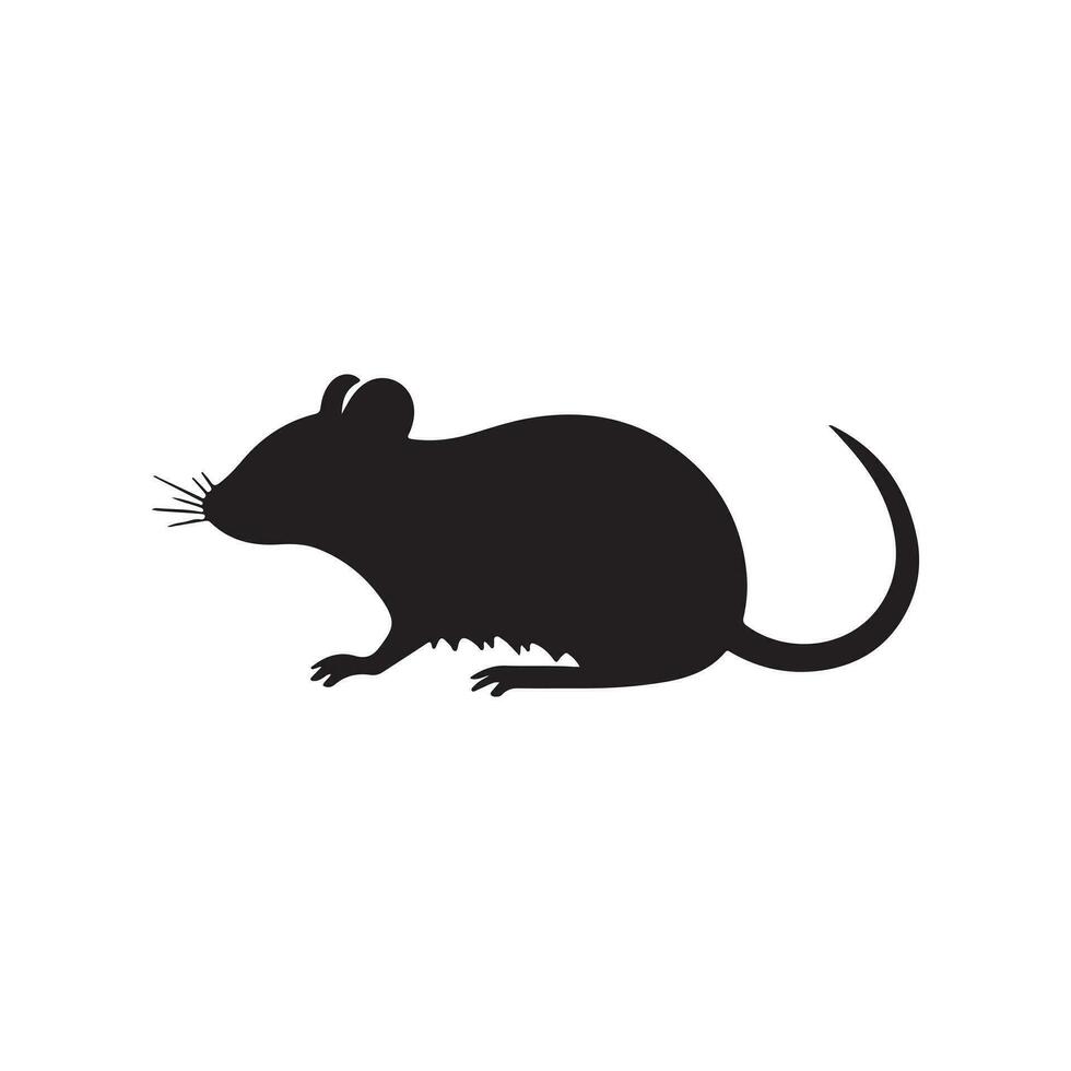 ratones silueta vector