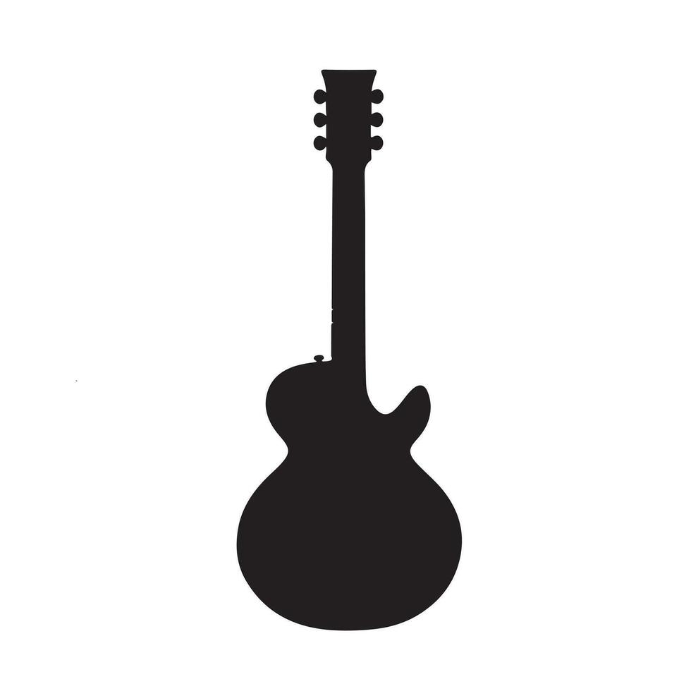 guitar silhouette Vector