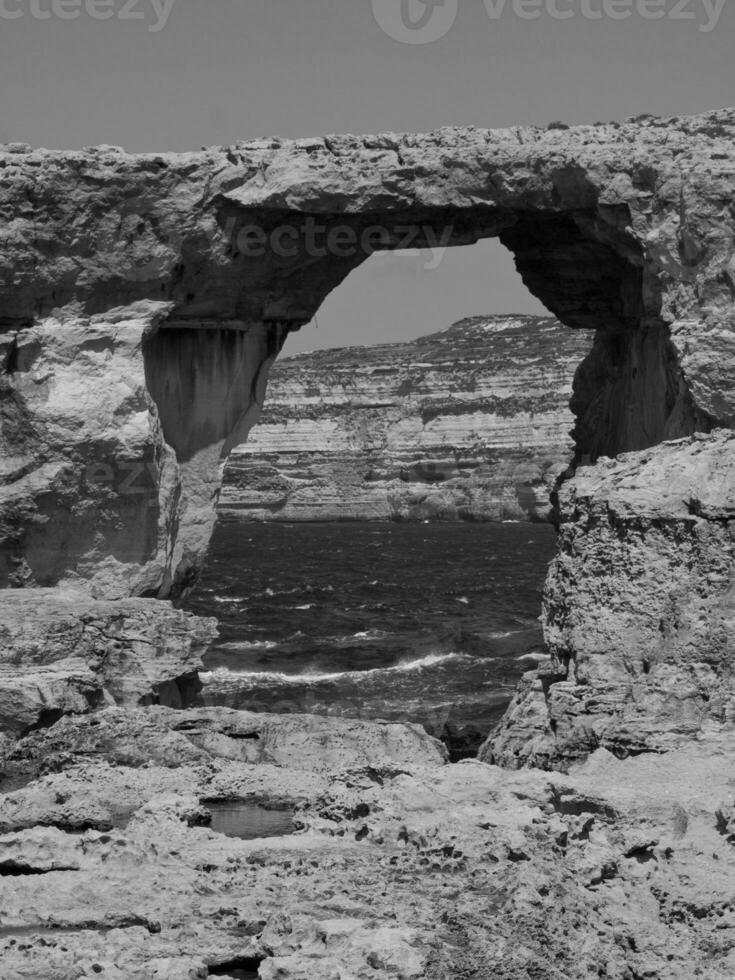 Gozo ilsland in the mediterranean sea photo