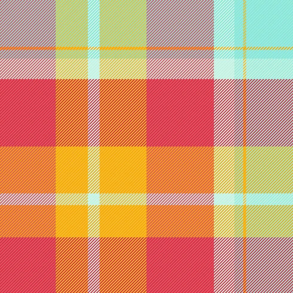 Texture tartan fabric of plaid vector background with a pattern seamless textile check.
