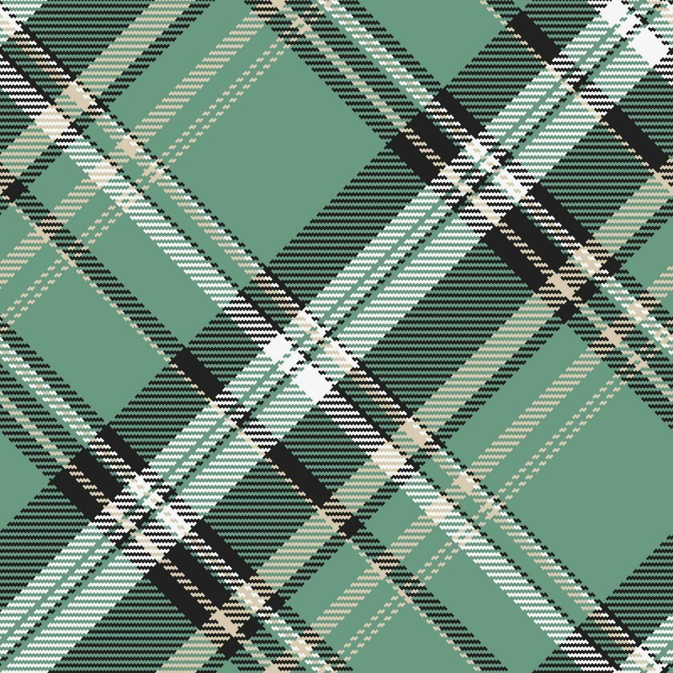 Seamless plaid texture of tartan check background with a textile pattern fabric vector. vector