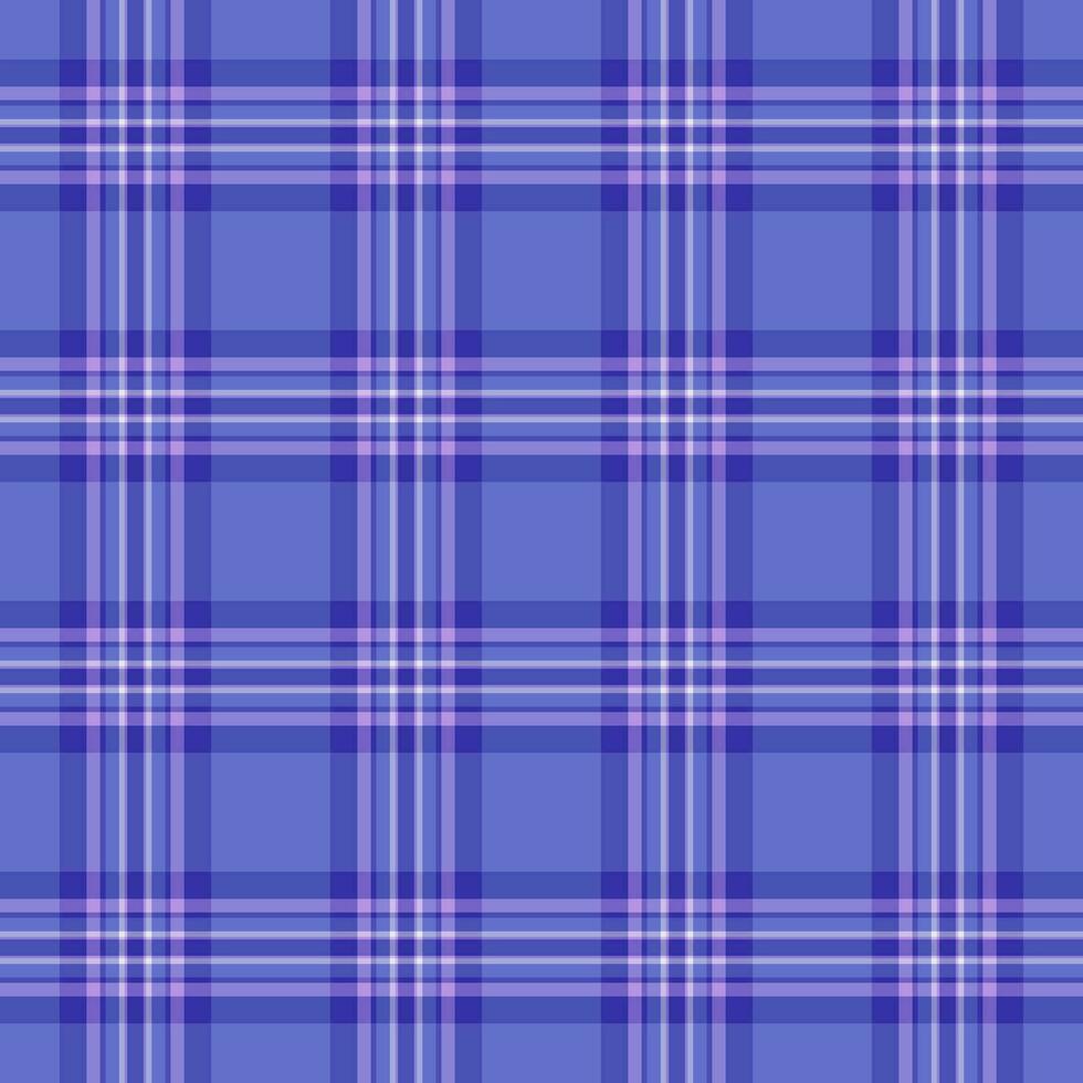 Texture background vector of fabric seamless textile with a check tartan plaid pattern.