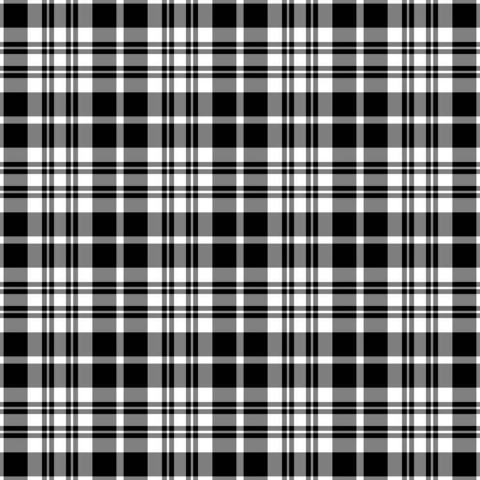 Tartan fabric seamless of check plaid textile with a background pattern texture vector. vector