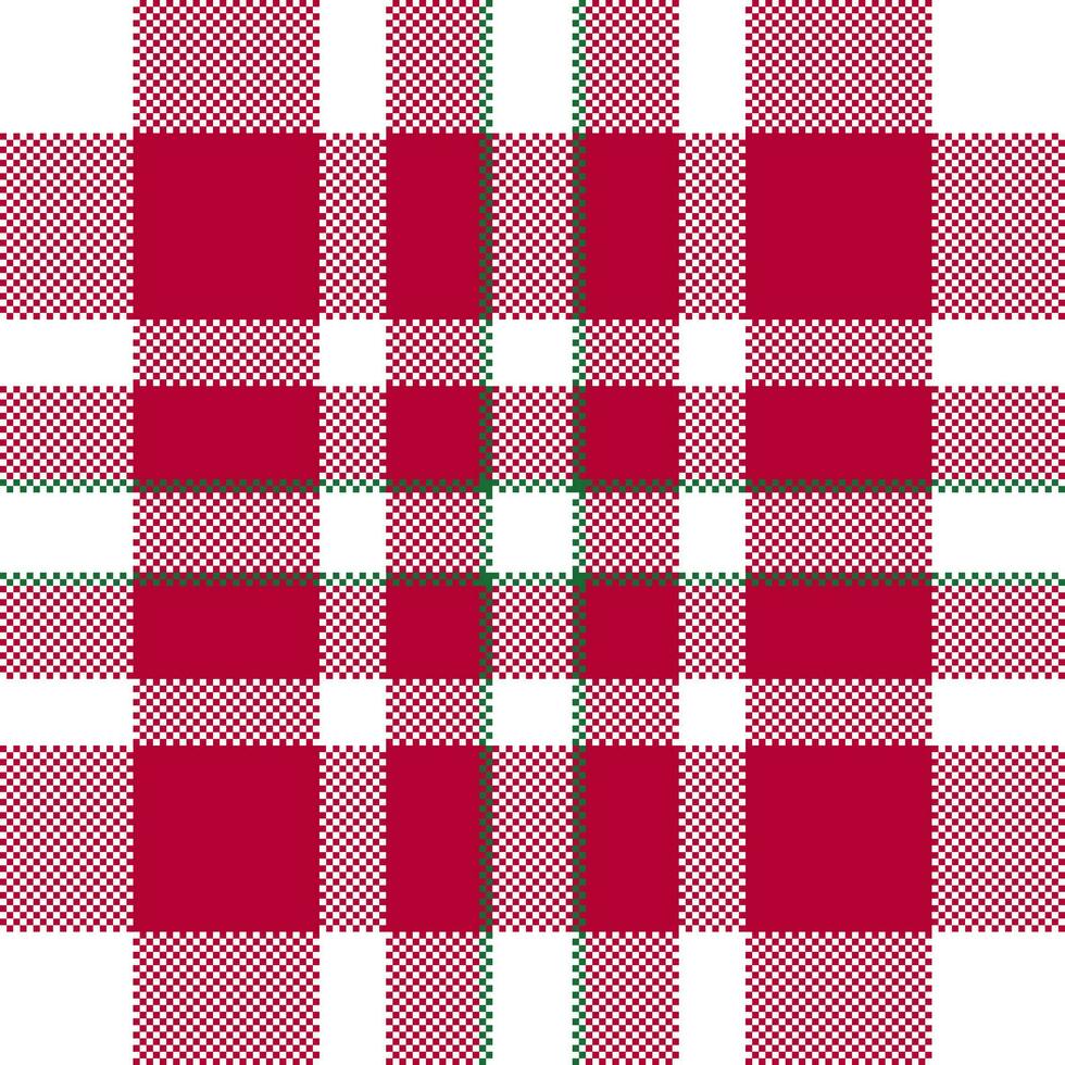 Pixel background vector design. Modern seamless pattern plaid. Square texture fabric. Tartan scottish textile. Beauty color madras ornament.