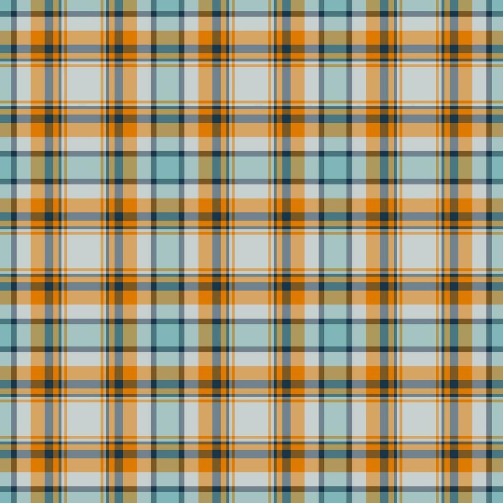 Plaid seamless pattern. Vector background of textile ornament. Flat fabric design.