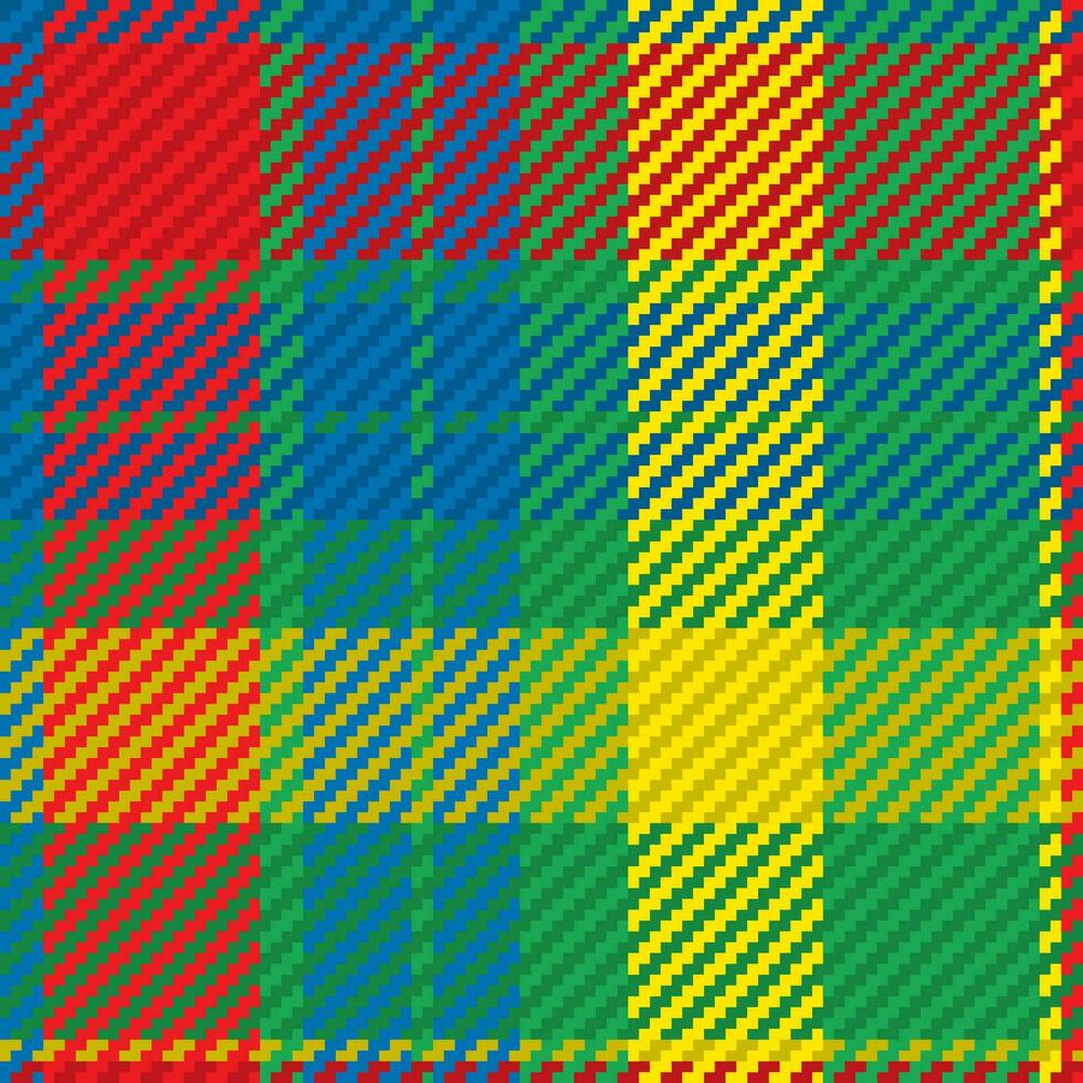 Seamless pattern of scottish tartan plaid. Repeatable background with check fabric texture. Vector backdrop striped textile print.