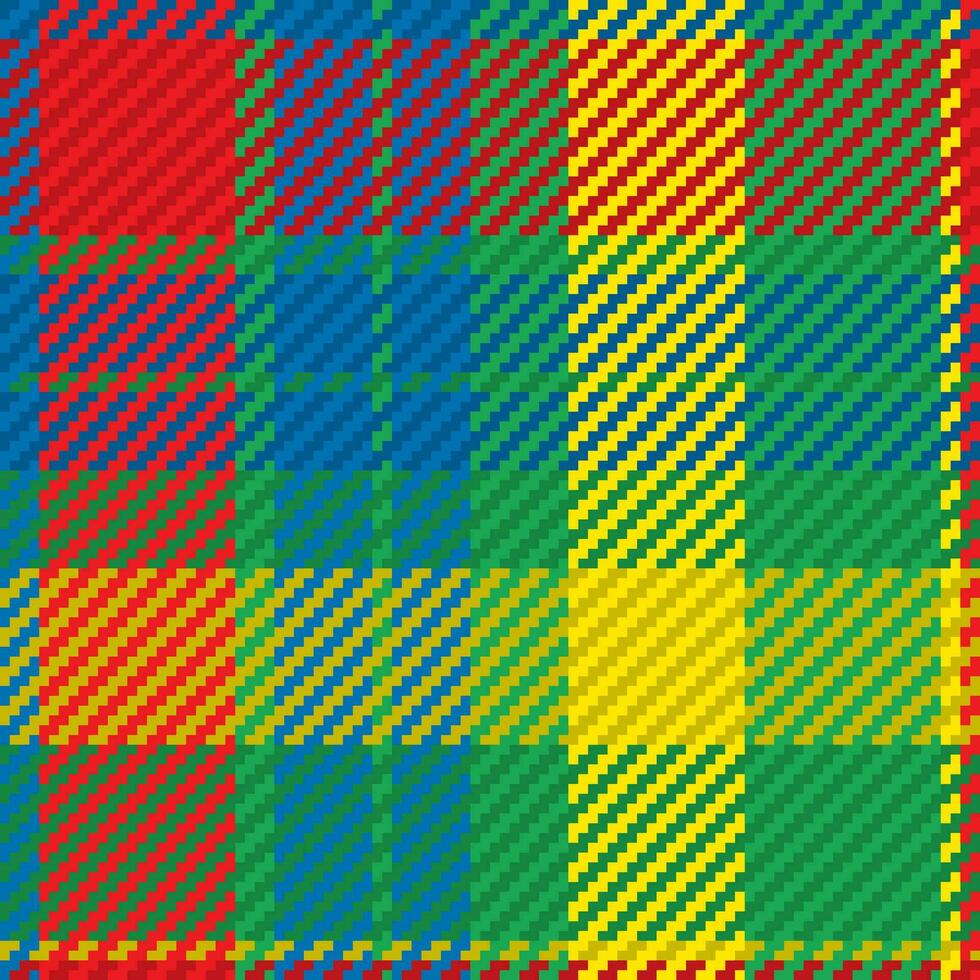 Seamless pattern of scottish tartan plaid. Repeatable background with check fabric texture. Vector backdrop striped textile print.