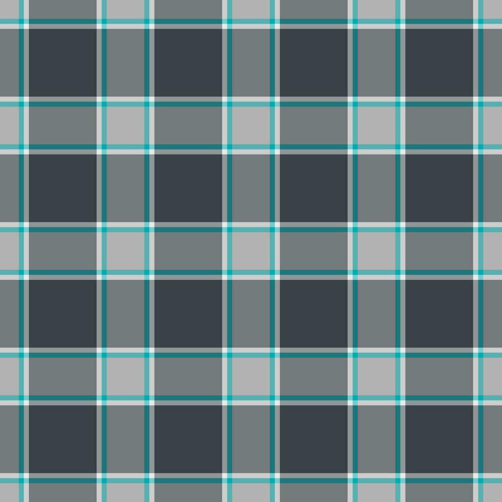 Seamless pattern texture of check textile fabric with a tartan plaid background vector. vector