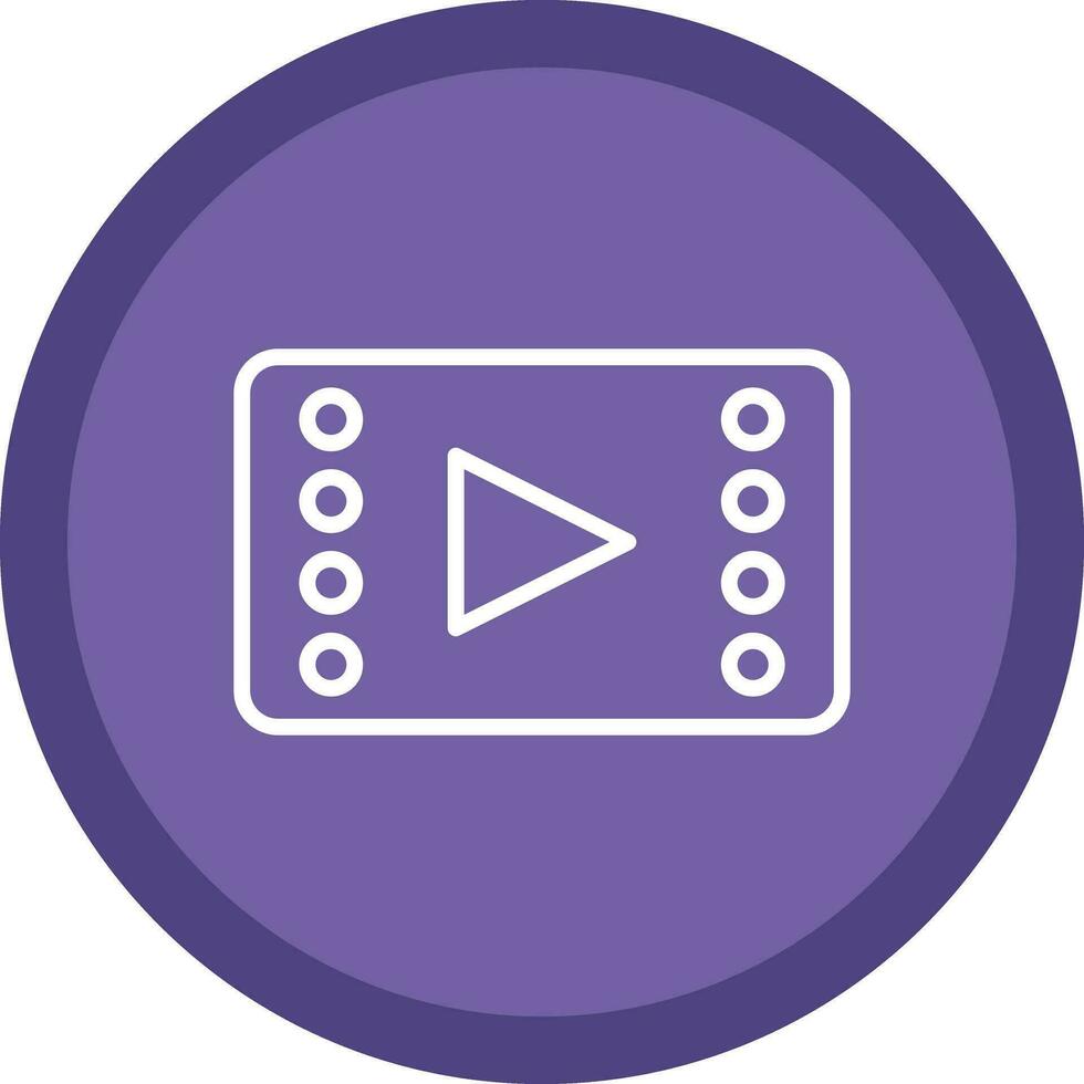 Video player Vector Icon Design