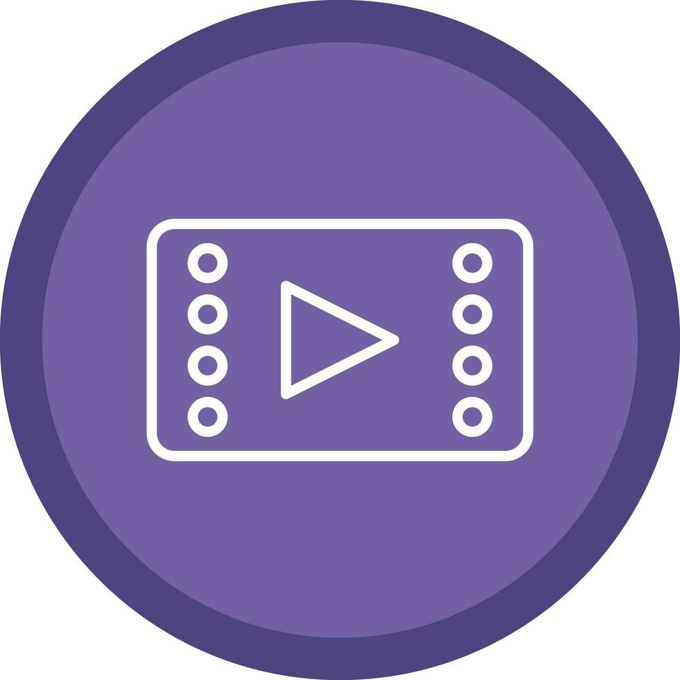 Video player Vector Icon Design