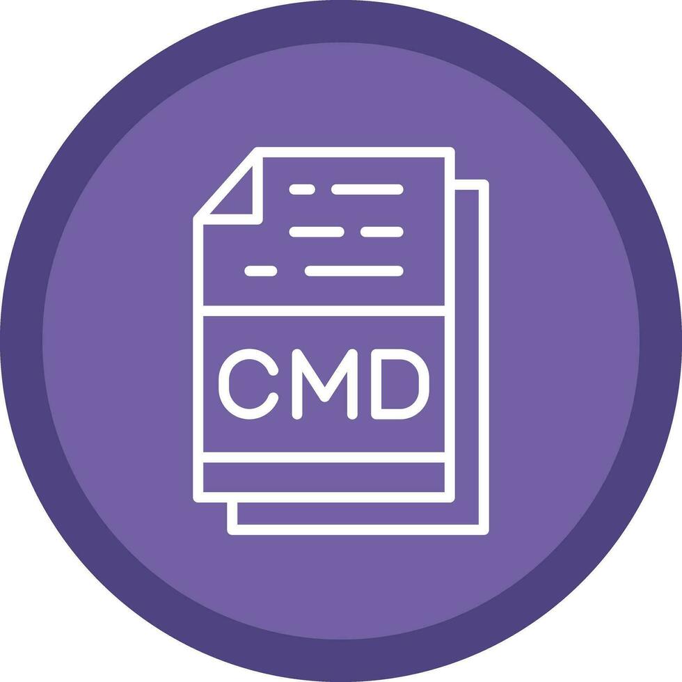 cmd vector icono diseño