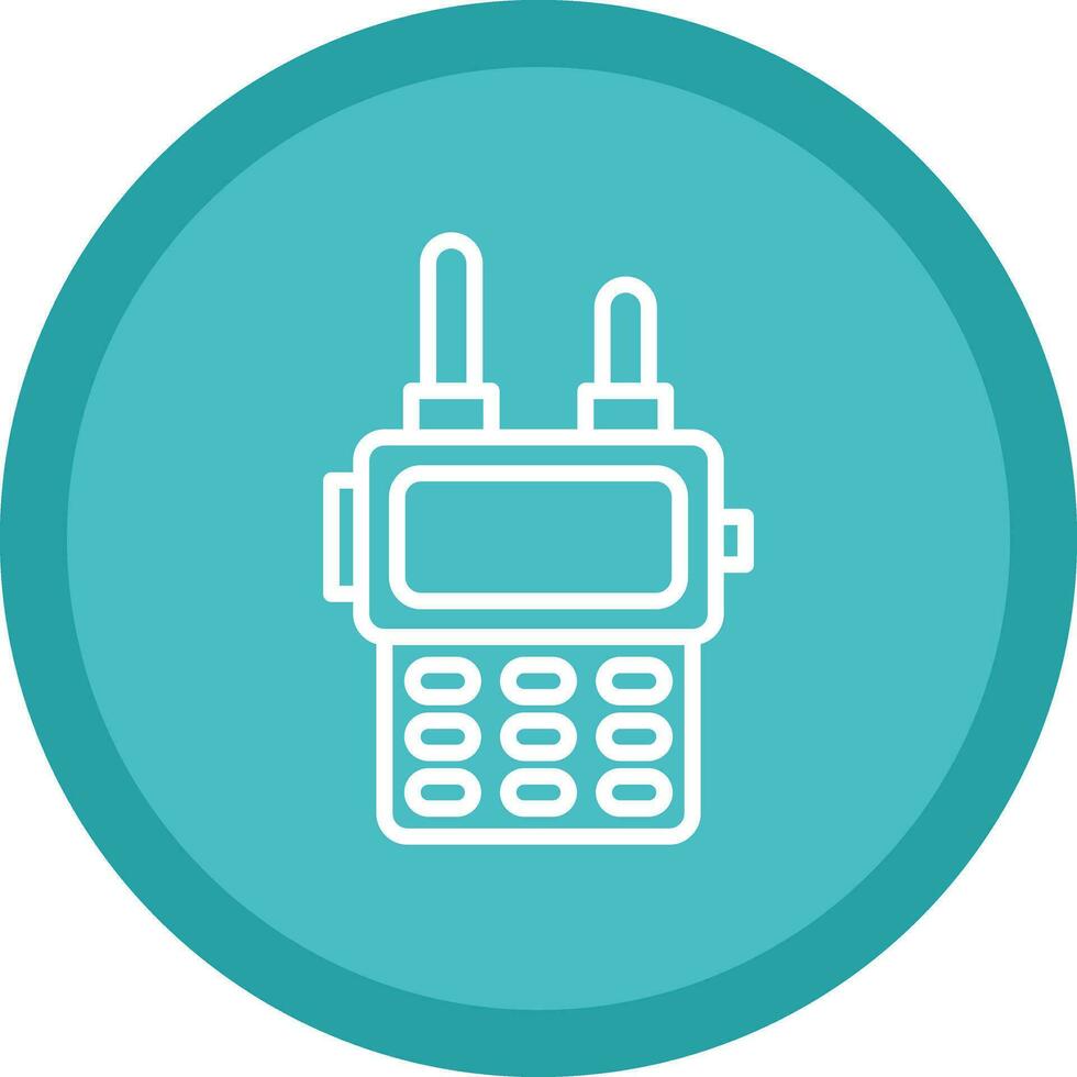 Walkie talkie Vector Icon Design