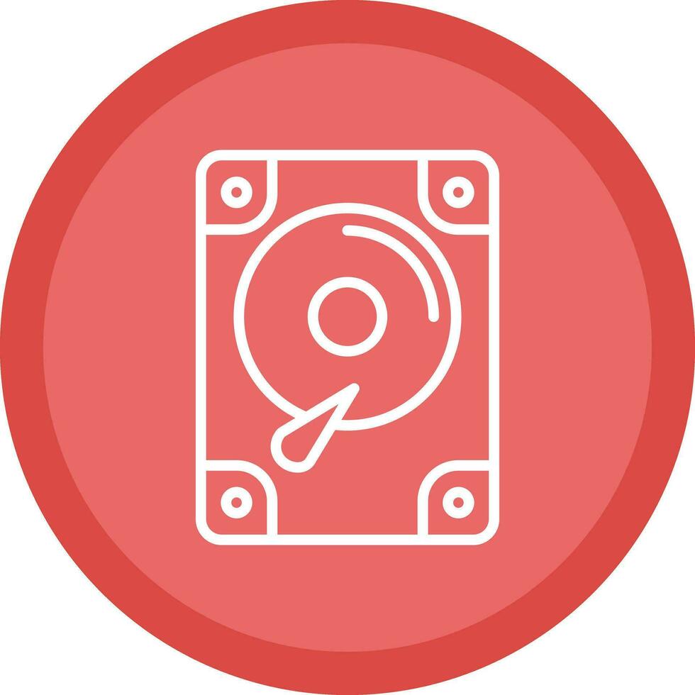 Hard disk drive Vector Icon Design