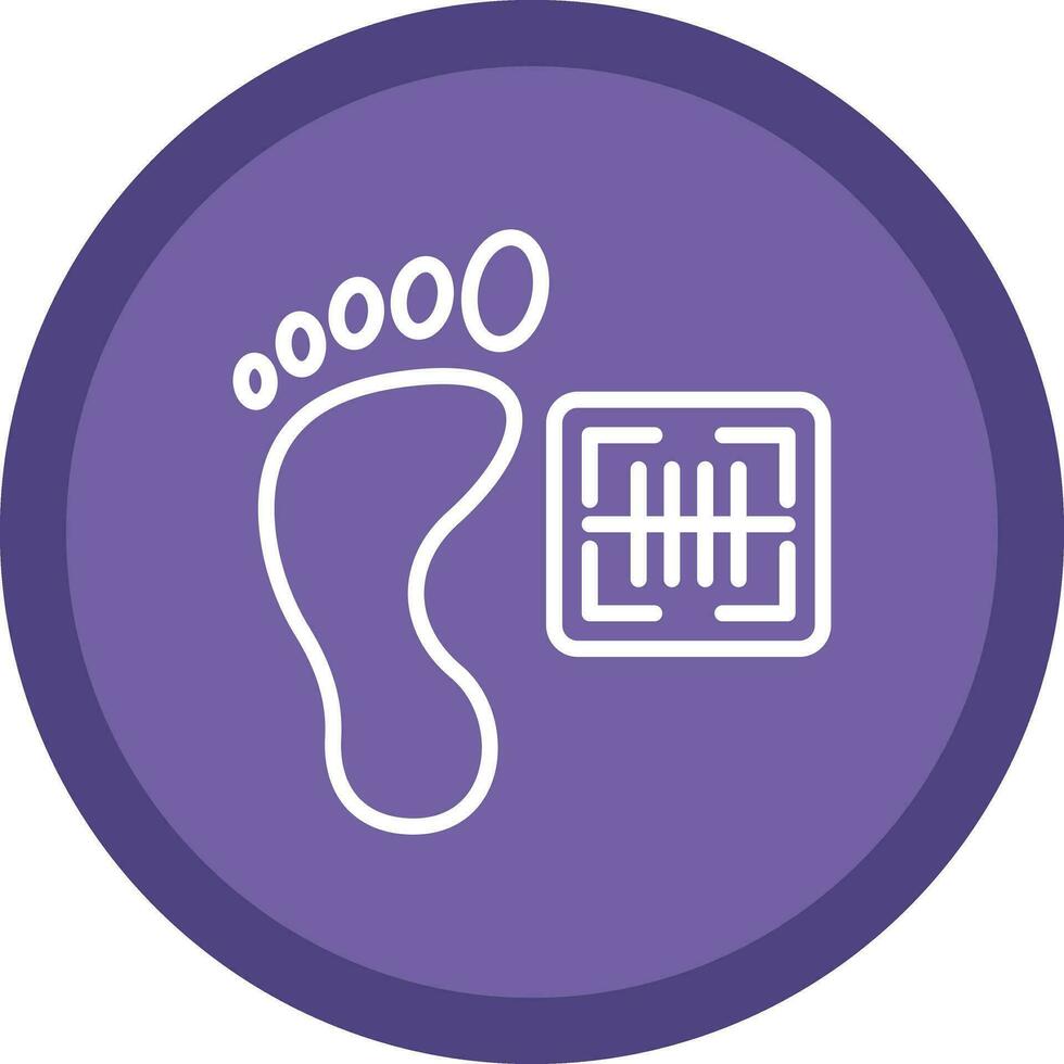 Footprint Vector Icon Design