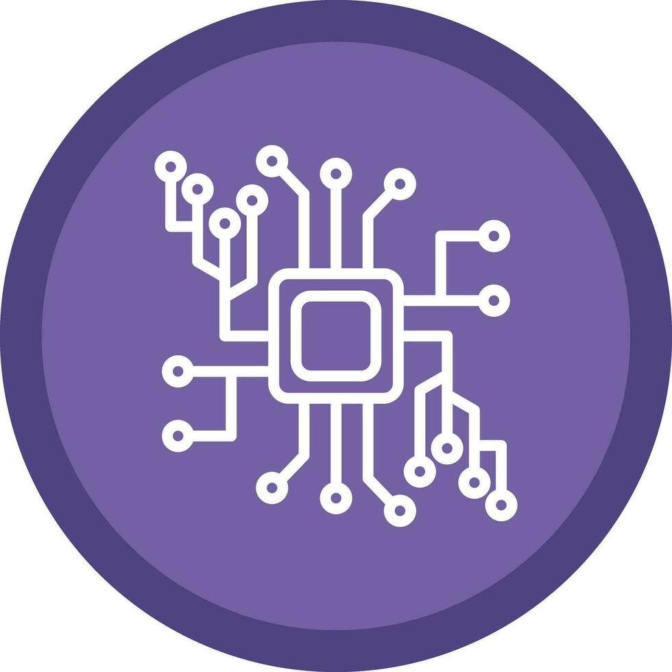 Circuits Vector Icon Design