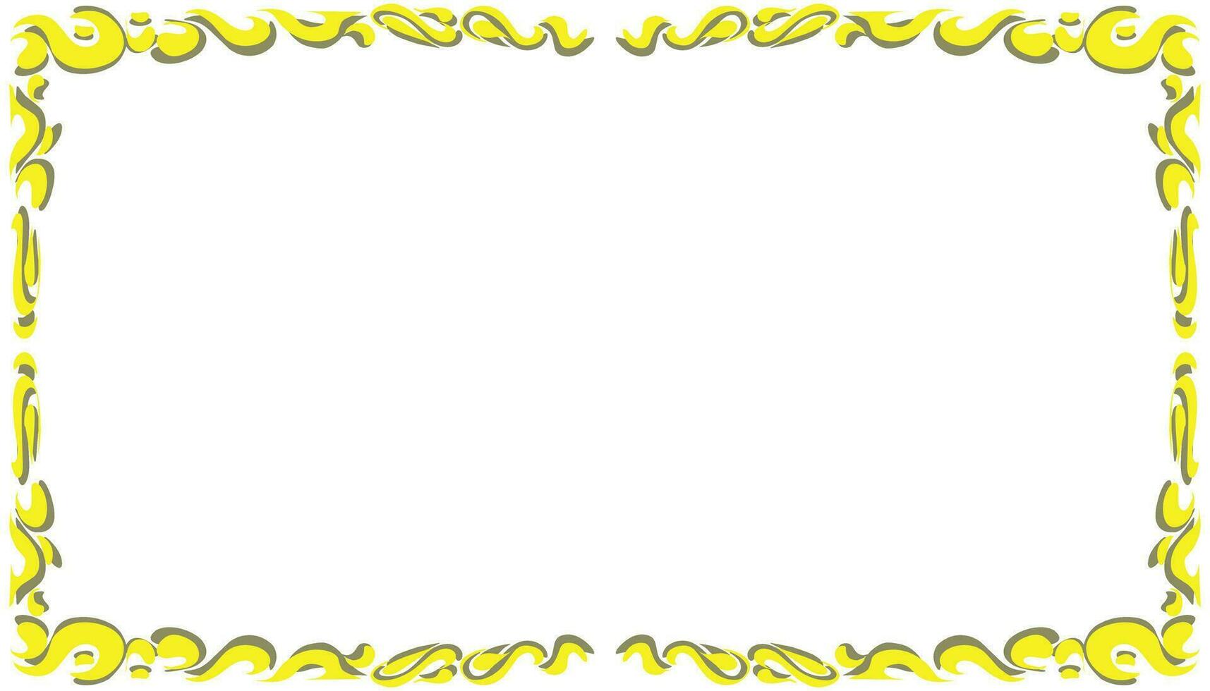 Abstract background illustration with yellow frame. Perfect for magazine background, poster, website, book cover vector