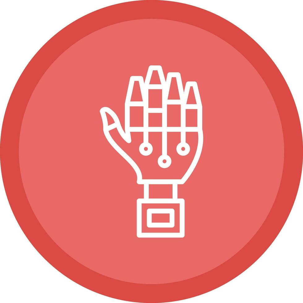 Robot hand Vector Icon Design