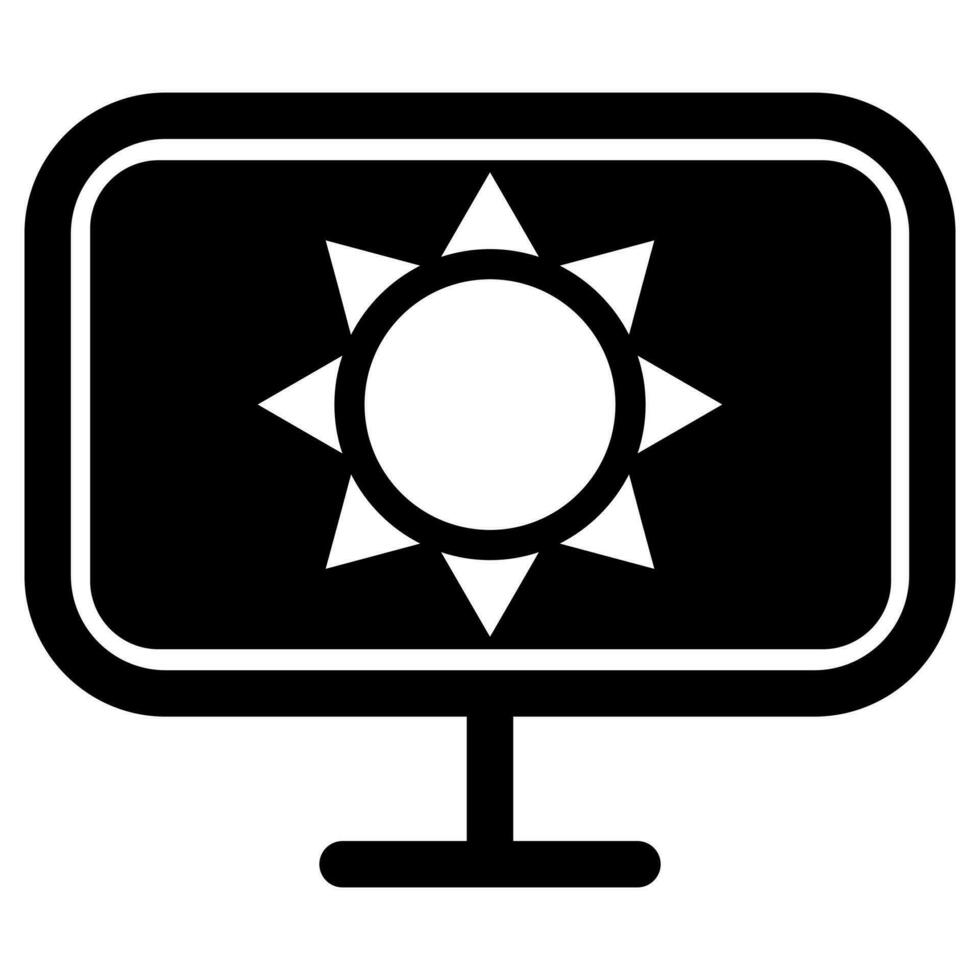black environmental icon vector