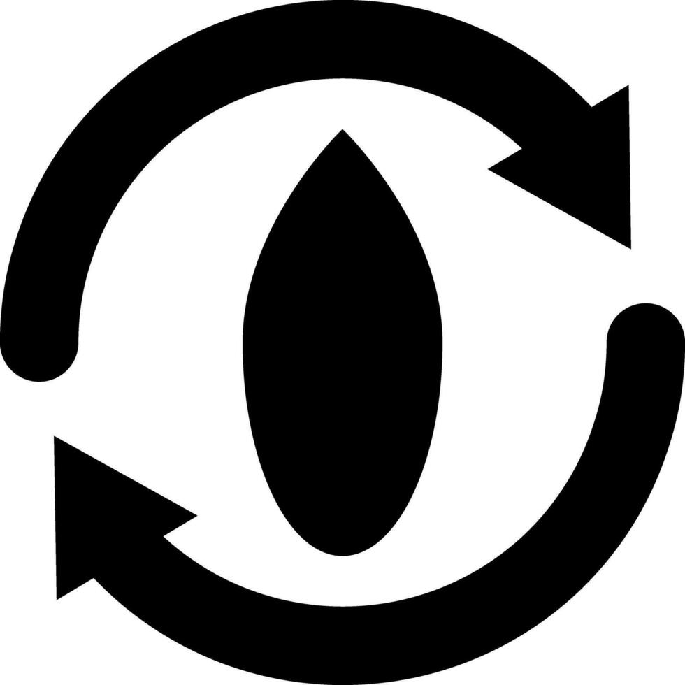 negro ambiental icono vector