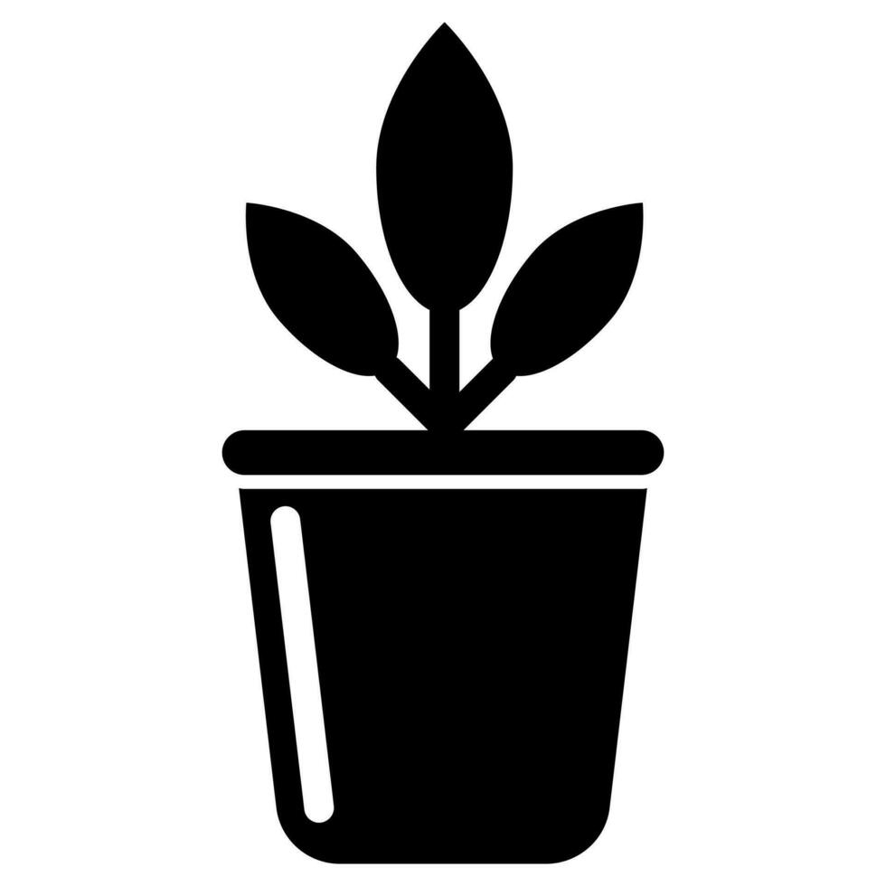 black environmental icon vector