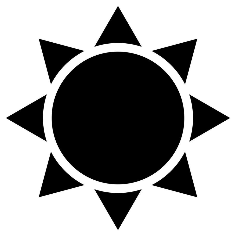 black environmental icon vector