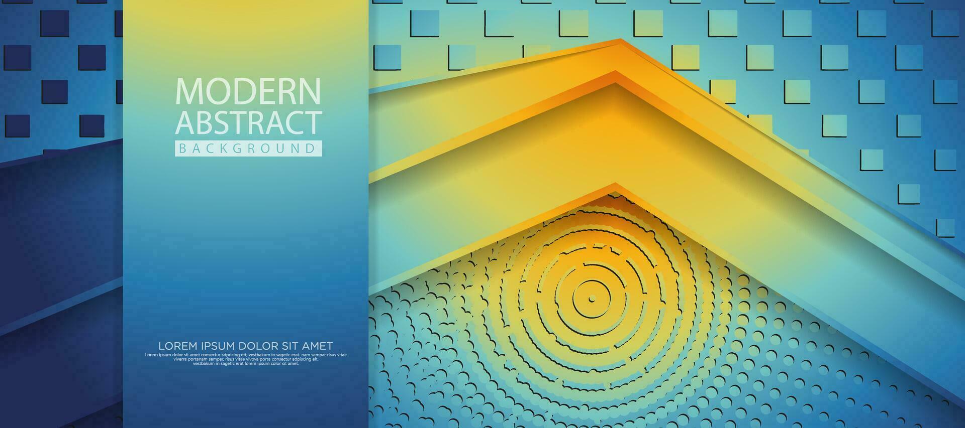 Modern abstract background with lines shape and shadow effect vector