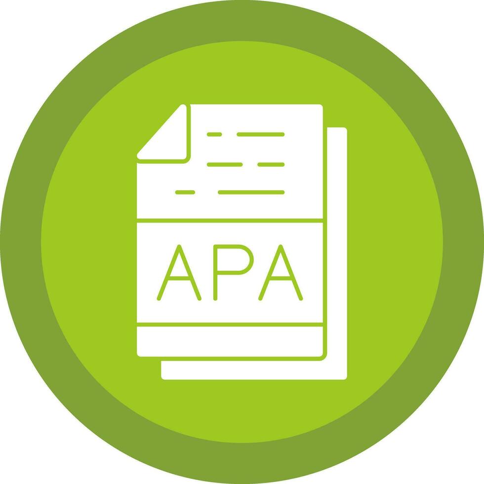 Apa Vector Icon Design