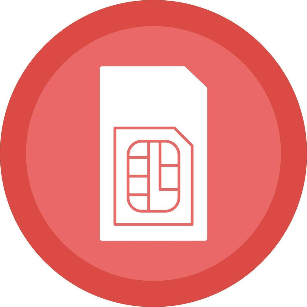 Sim card Vector Icon Design