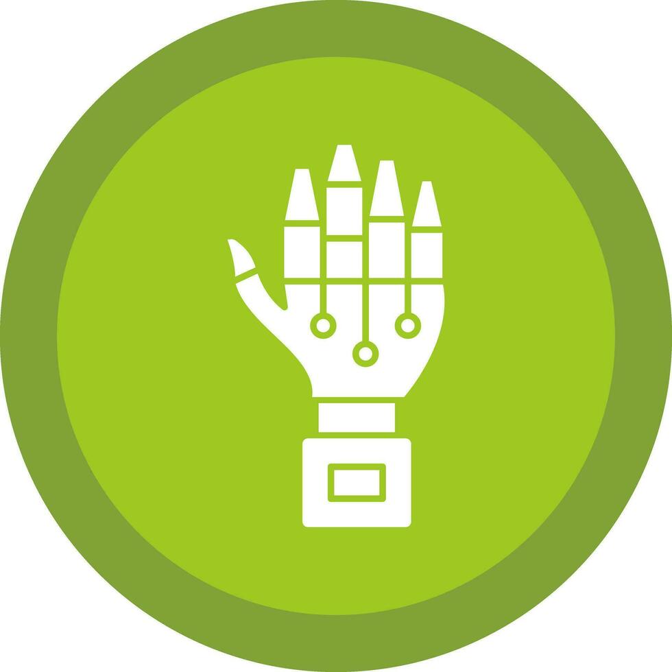 Robot hand Vector Icon Design