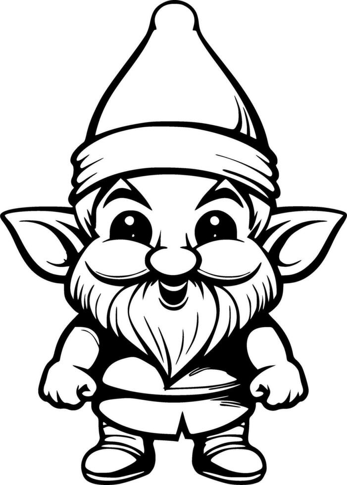 Cute Gnome Vector Illustration